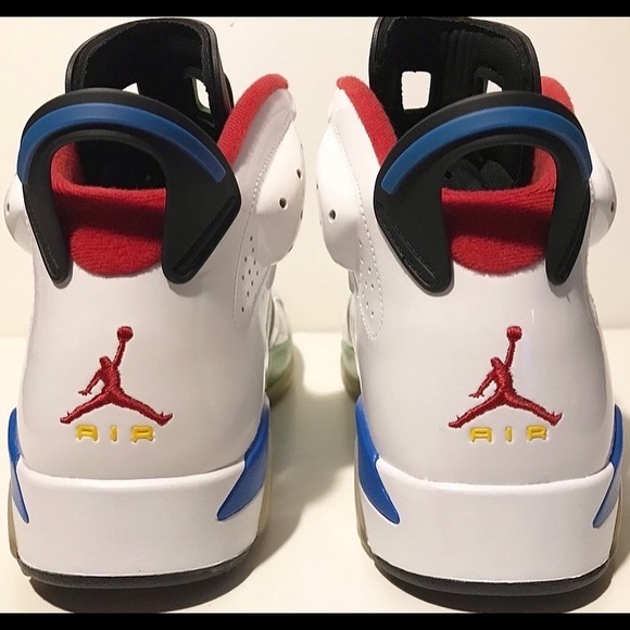 NEW DS 2008 NIKE AIR JORDAN 6 VI BEIJING OLYMPIC FLAG Sz 10 USA III IV V VII XI - Picture 12 of 16